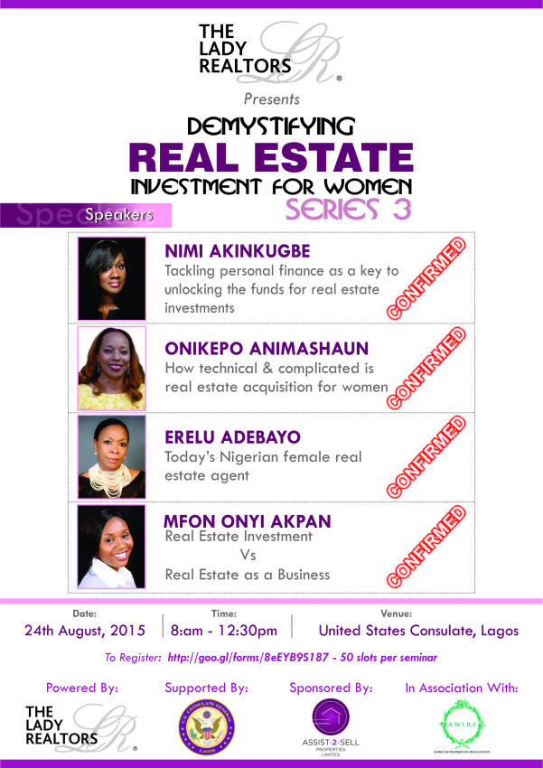Demystifying Real Estate Investment for Women, Series III