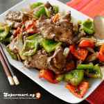 Recipe- How To Make Beef Stir Fry In Pepper Sauce