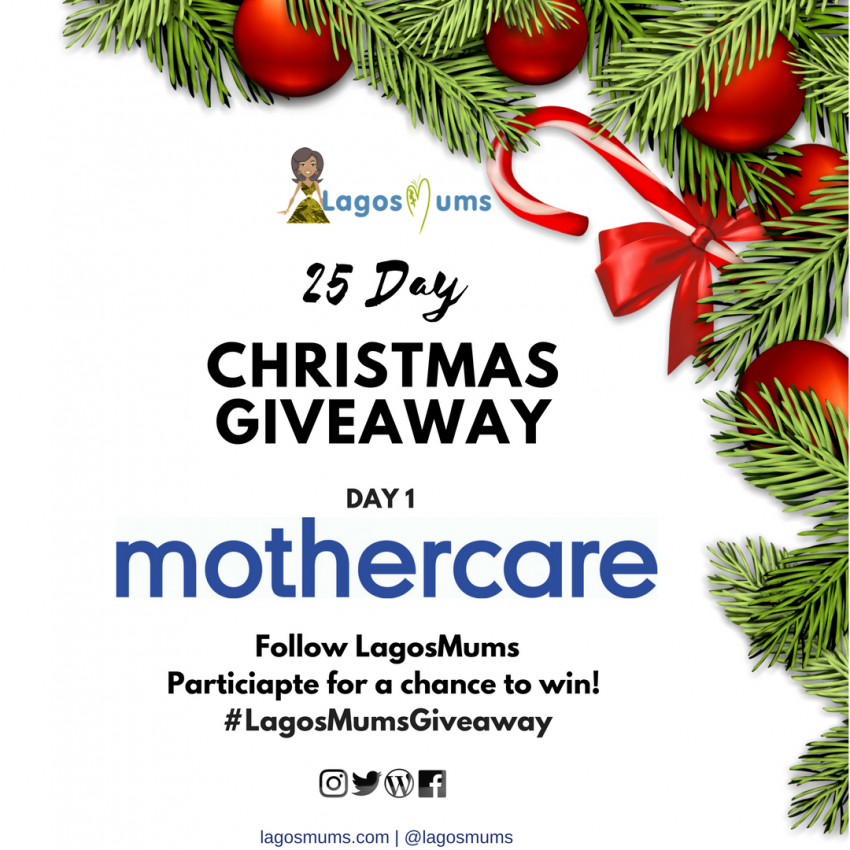 mothercare 25 days christmas giveaway