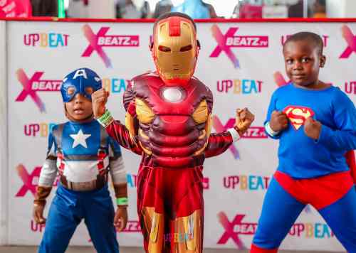 Upbeat Children Superhero Week