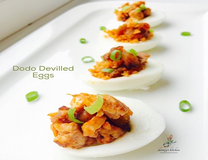 Nigerian Devilled Eggs