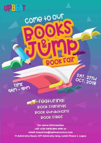 Upbeat “Books & Jump” Book Fair