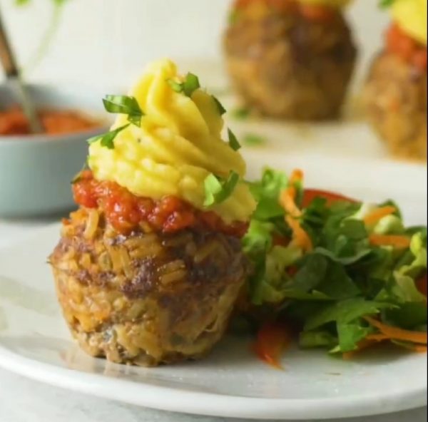 Recipe Jollof Rice Cupcakes with Plantain Toppings LagosMums