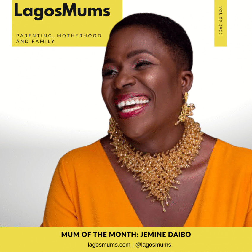 LagosMums Mum of the month Jemine Daibo