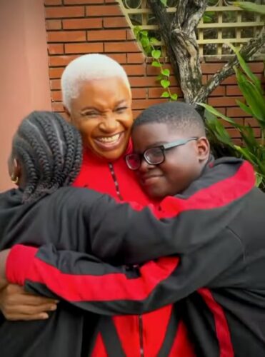 Grandmum of the Month, Mrs Rosalind with her grandchildren