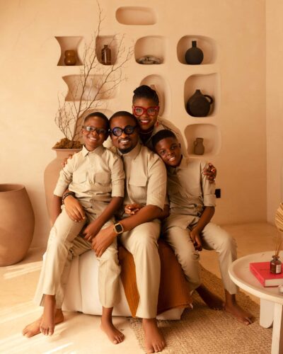 LagosMums Mum of the Month Steph Redd and family